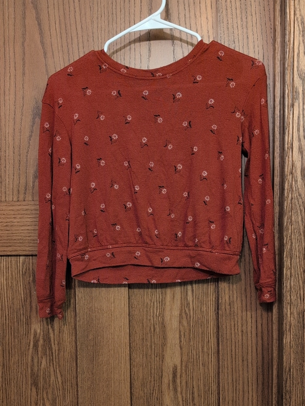 Cat & Jack Rust Orange Long Sleeve Top